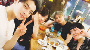 [SBS Star] '97-line' Cha Eun-woo&middot;JUNGKOOK&middot;MINGYU&middot;YUGYEOM's Friendship Continues