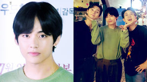 [SBS Star] BTS V Goes to Park Seo Jun & Choi Woo Shik's Movie Premiere