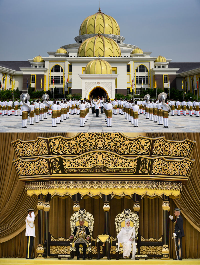 Malaysia royalty coronation (AFP/Yonhap)