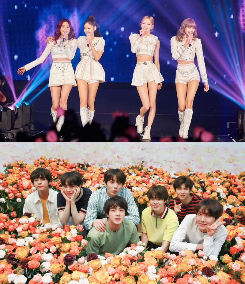 BTS, BLACKPINK