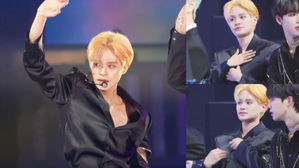 [SBS Star] VIDEO: AB6IX DAE HWI Tries to Cover His Body Up in Revealing Clothes After a Hot Stage?