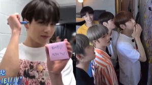 [SBS Star] BTS JUNGKOOK Shows His Full Support for TXT with a Cute Surprise