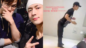 [SBS Star] VIDEO: VIXX RAVI Shares a Funny Video of EXO KAI Awkwardly Riding a Hoverboard