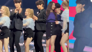 [SBS Star] TXT SOOBIN Accidentally Almost Bumps Into TWICE DAHYUN & His Reaction Is Hilarious