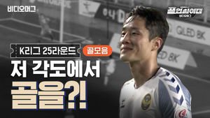 저 각도에서 골이라고?! 10년 만에 수원 원정 승리를 안겨준 벼락같은 발리 골! K리그 25라운드 골모음