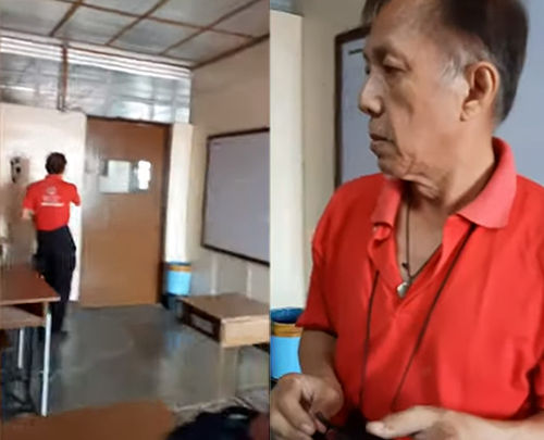 매일 8km 걸어서 출근하는 선생님…제자들 선물 받고 눈물(출처=유튜브 'Viral Press')