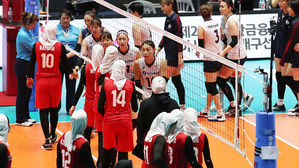 아시아여자배구선수권 한국, 이란과 첫 경기 3대 0 완승