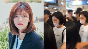 [SBS Star] VIDEO: TWICE JEONGYEON Protects Her Staff Who Almost Bumps into Fans