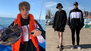 [SBS Star] BTS JIN Goes on a Fishing Trip with SUGA During the Group's Vacation