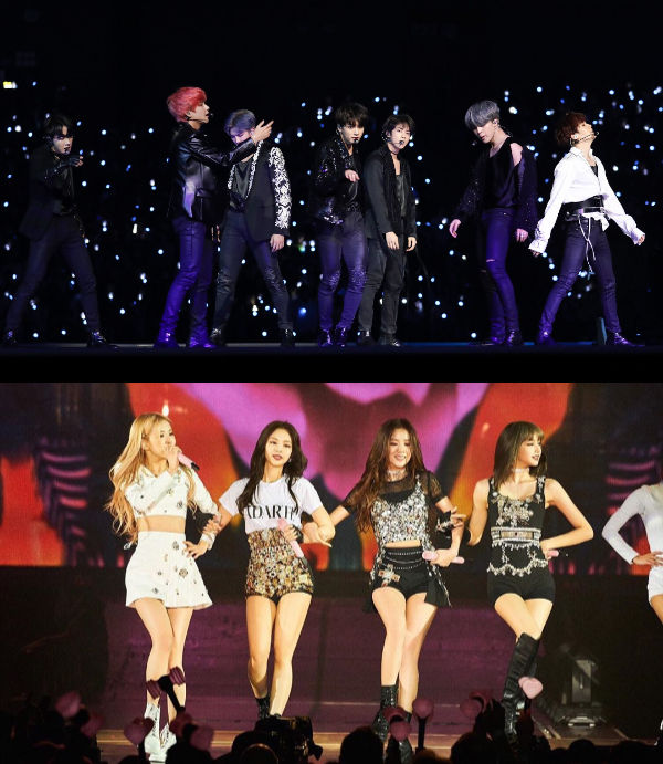 BTS, BLACKPINK