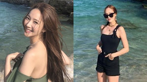 [SBS Star] Park Min Young Spotted Enjoying Her Holidays with Jessica in Spain