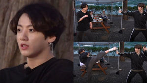 [SBS Star] VIDEO: BTS JUNGKOOK Wows Everyone While Doing the 'Bottle Cap Challenge'