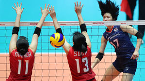 10대 주축 일본에 역전패&hellip;한국여자배구, 결승 진출 실패