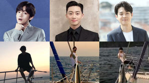 [SBS Star] V Goes on a Yacht Trip with Park Seo Jun & Choi Woo Shik!
