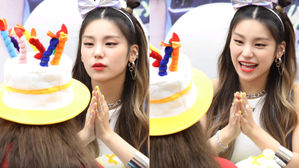 [SBS Star] YEJI Sings 'Happy Birthday' to Fan Who Came to See ITZY on Her Birthday