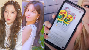 [SBS Star] Taeyeon Replies Lovelyz JIN's Message in the Sweetest Way Possible