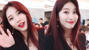 [SBS Star] Suzy Goes Red for the First Time Since Debut & Everyone Is Loving It