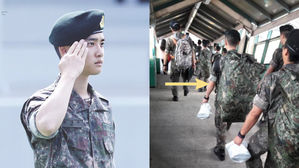 [SBS Star] EXO D.O. Spotted Carrying a Backpack That Is Almost the Same Size as He Is