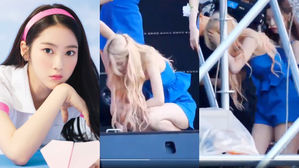 [SBS Star] VIDEO: JIHO Collapses During Rehearsal & OH MY GIRL Members Help Her Out of Stage