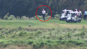 트럼프, 허리케인 비상시국 골프 논란에 "빨리 라운딩했다" 해명