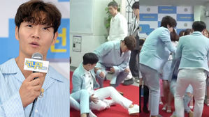 [SBS Star] VIDEO: Fans Worry After Seeing Kim Jong-kook Struggling to Sit Down & Get Up by Himself