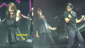 [SBS Star] VIDEO: TAECYEON Popped Out of the Audience & Joined Baek Z Young's Performance Once?