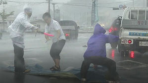신호등 &middot; 가로수 쓰러지고 유리창 와장창&hellip;강풍에 속수무책