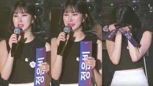 [SBS Star] VIDEO: EUNHA Makes Fans Smile with Her Cute Speech at GFRIEND's Concert