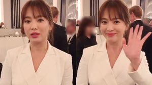[SBS Star] VIDEO: Song Hye Kyo Says Hello from New York City