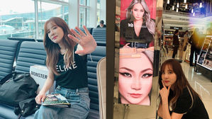 [SBS Star] DARA Stumbles upon CL's Ad at the Airport; Her Reaction Is Priceless
