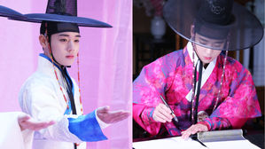 [SBS Star] Park Ji Hoon Shows Off His Beauty in the Fancy Clothing from the Joseon Dynasty