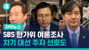 [여론조사] 대선 후보 선호도 이낙연-황교안&hellip;3위 조국