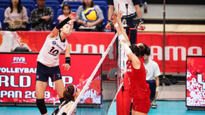 여자배구, 만리장성에 막혔다&hellip;월드컵 중국전서 3대 0 완패