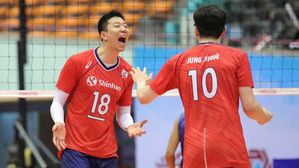 한국 남자배구, 8강 라운드 첫 경기서 타이완 완파