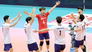 한국 남자배구, 일본에 3대 2 승리&hellip;F조 1위로 8강전 치러