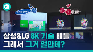 LG VS 삼성 '8K TV 전쟁'&hellip;그래서 누구 말이 맞나요?
