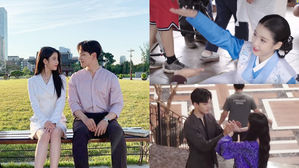 [SBS Star] VIDEO: IU & Yeo Jin Goo Have Unique Ways of High-fiving Each Other?