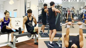 [SBS Star] VIDEO: Joo Won Spotted Working Out at the Gym with Lee Si Young