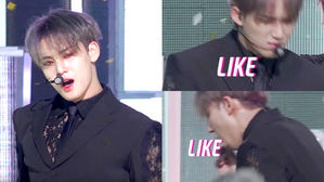 [SBS Star] SEVENTEEN MINGYU Flawlessly Ends His Performance Despite Having Confetti Stuck in His Throat