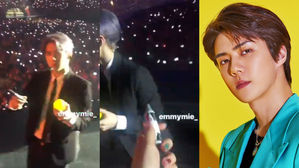 [SBS Star] VIDEO: EXO SEHUN Gives a Fan a Marker Instead of a Signed Ball, Leaving Her Baffled