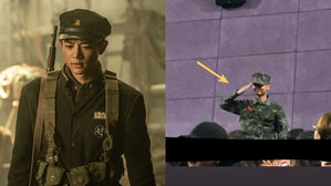 [SBS Star] SHINee MINHO Attends His New Movie Premiere in His Marine Uniform