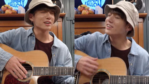 [SBS Star] VIDEO: BTS JUNGKOOK Shows Off His Great(?) Guitar Skills