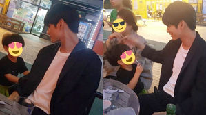 [SBS Star] Ong Seong-wu with His Baby Cousin Melts Fans' Hearts