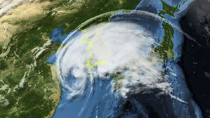 태풍 '미탁' 밤 9시 40분 전남 해남 상륙…남부 관통 중