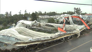 [제보] "호수가 돼버린 목장" 태풍 '미탁' 폭우에 침수 피해 속출