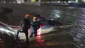 '태풍 관통' 대구 신천 차량 침수&hellip;경북 봉화 열차 탈선