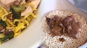 [사실은] '돼지열병 비상' 라면 스프 속 돼지고기는?