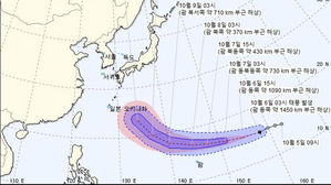 올해 최강 태풍 '하기비스' 우리나라에 영향 줄까?