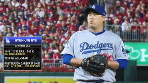 류현진, 3차전서 5이닝 2실점 '호투'&hellip;승리 보인다!