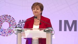 IMF 총재, 세계 경제 둔화 경고…"한국 재정 확대하라"